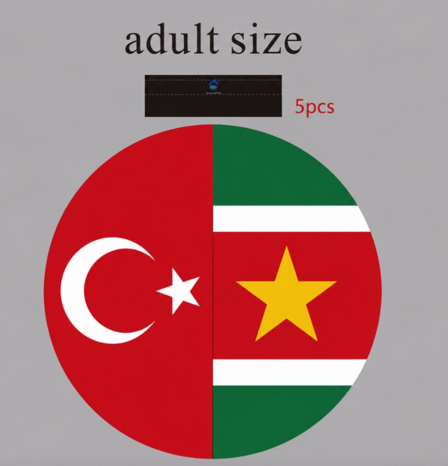 Mix flags suriname & Turkeij